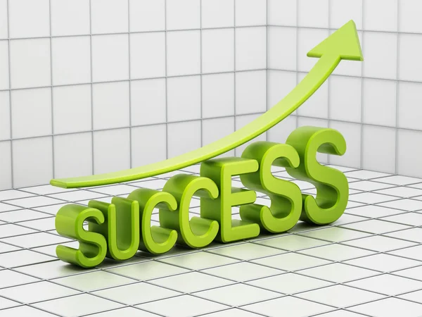 Success graph — Stock Photo, Image