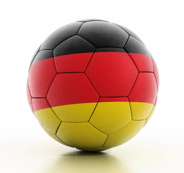 Bandera de Alemania en fútbol — Foto de Stock
