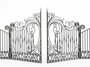 Iron gate clipart