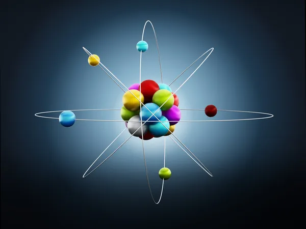 Modelo molecular o atómico — Foto de Stock