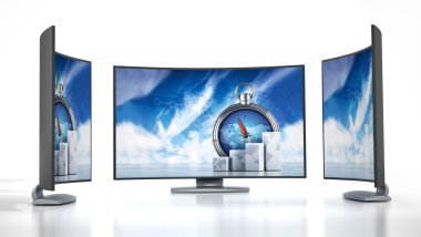 yeni nesil kavisli tv