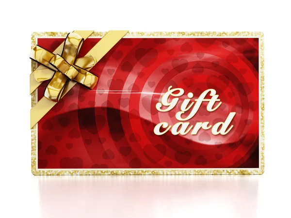 Carta regalo — Foto Stock