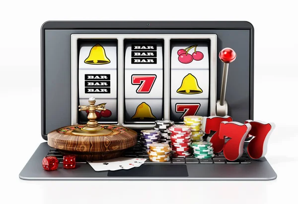 Concepto Juego Línea Mesa Ruleta Cartas Juego Fichas Casino Pie — Foto de Stock