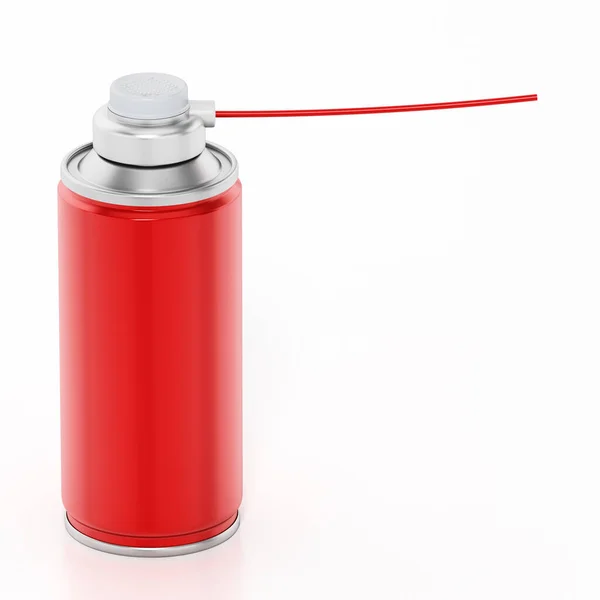 Spray Can Isolated Gray Background Illustration — Fotografia de Stock