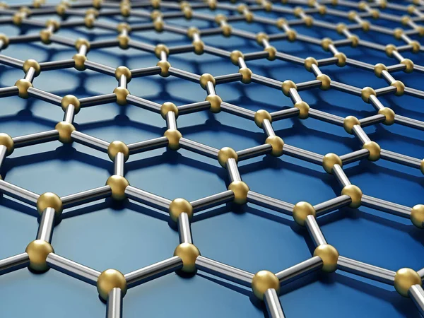 Bakgrunn Nanomateriale Som Består Bikaker Illustrasjon – stockfoto