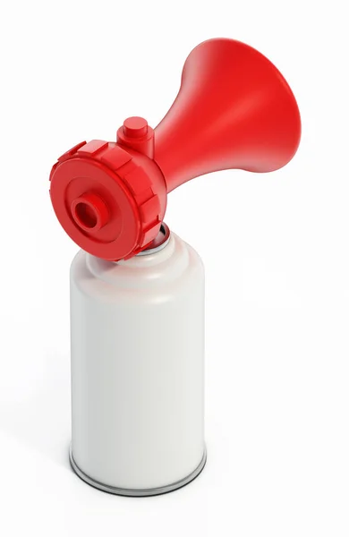 Air Horn Can Isolated White Background Illustration — Stock Photo, Image