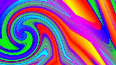 Görüntü stop motion animasyon grafik illüstrasyon mandala arkaplan geometrik kaleydoskop şekil soyut tam renk