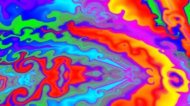 Görüntü stop motion animasyon grafik illüstrasyon mandala arkaplan geometrik kaleydoskop şekil soyut tam renk