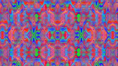 Görüntü stop motion animasyon grafik illüstrasyon mandala arkaplan geometrik kaleydoskop şekil soyut tam renk