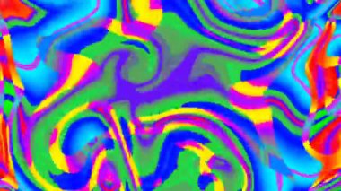 Görüntü stop motion animasyon grafik illüstrasyon mandala arkaplan geometrik kaleydoskop şekil soyut tam renk