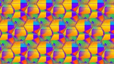 Görüntü stop motion animasyon grafik illüstrasyon mandala arkaplan geometrik kaleydoskop şekil soyut tam renk