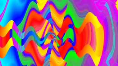 Görüntü stop motion animasyon grafik illüstrasyon mandala arkaplan geometrik kaleydoskop şekil soyut tam renk