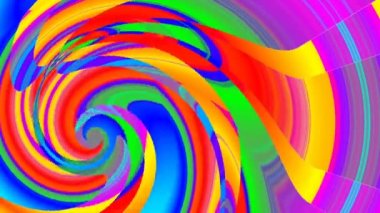 Görüntü stop motion animasyon grafik illüstrasyon mandala arkaplan geometrik kaleydoskop şekil soyut tam renk