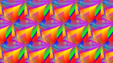 Görüntü stop motion animasyon grafik illüstrasyon mandala arkaplan geometrik kaleydoskop şekil soyut tam renk