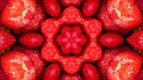 曼荼羅3D万華鏡シームレスループサイケデリックトリッピー未来派伝統的なトンネルパターン意識瞑想のための背景ビデオリラックスエスニックカラフルなパターン — ストック動画