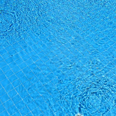 soyut mavi ripple su yüzme havuzunda