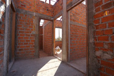 house, duvar yapılmış tuğla İnşaat