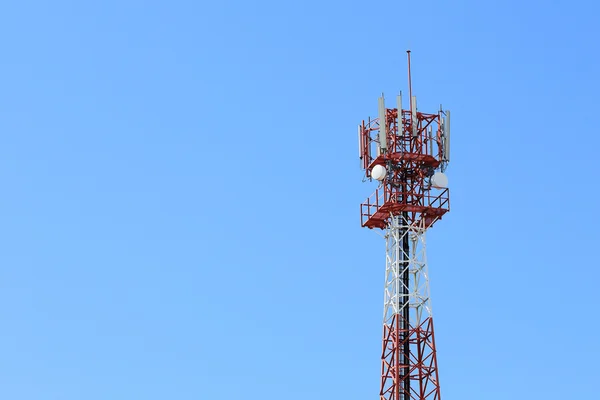 Kommunikation antennen och telekommunikation radioantenn — Stockfoto