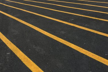 Yeni yol, yüzey yeni bir yol asfalt yol