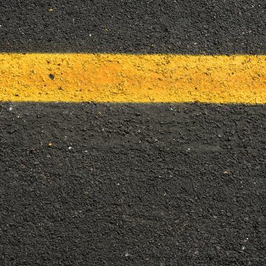 Yeni yol, yüzey yeni bir yol asfalt yol