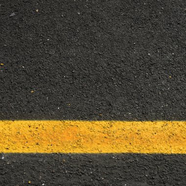 Yeni yol, yüzey yeni bir yol asfalt yol