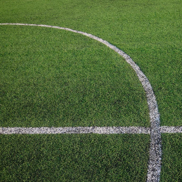 Campo da calcio stadio sull'erba verde, gioco di sport sfondo f — Foto Stock