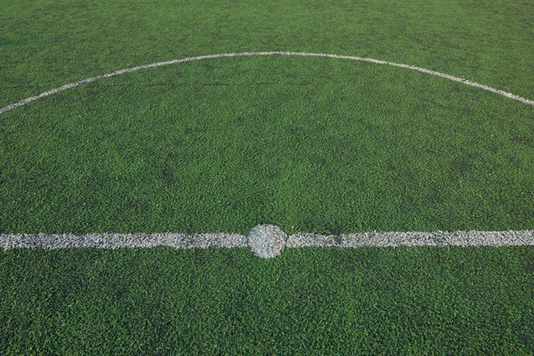 Campo da calcio artificiale stadio sull'erba verde, gioco di sport b — Foto Stock