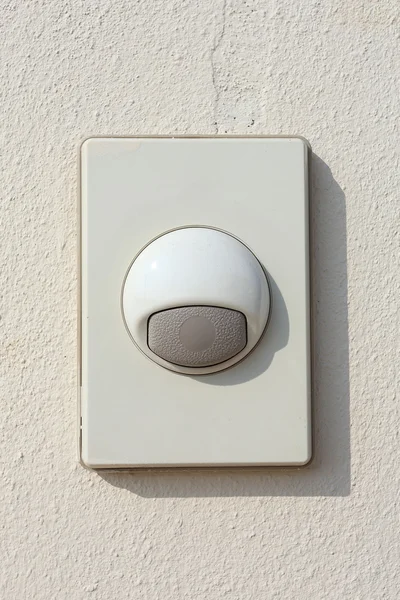 Дверной звонок белый современный стиль для дома — стоковое фото