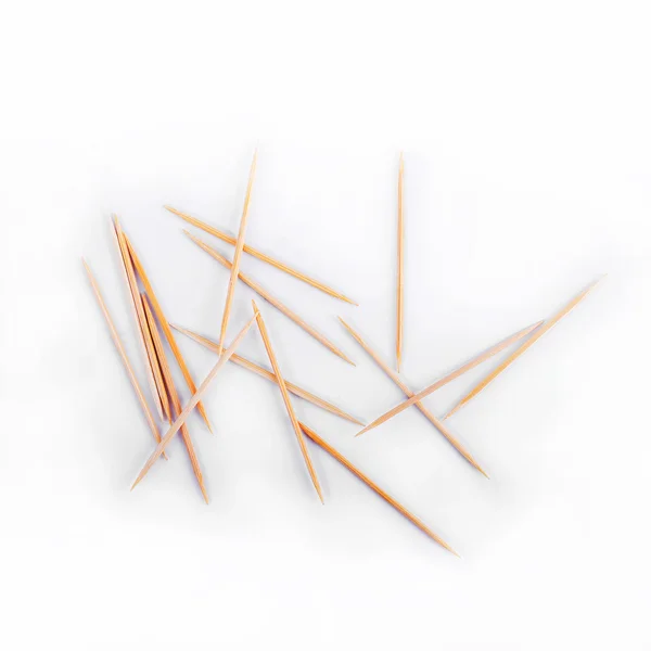 Toothpicks isolated on white background — Stock Photo, Image