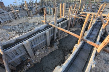 İnşaat house, takviye metal çerçeve