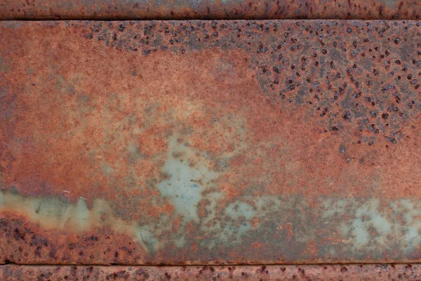 Grunge Hintergrund Metallrostplatte — Stockfoto