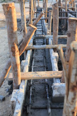 İnşaat house, takviye metal çerçeve