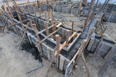 İnşaat house, takviye metal çerçeve