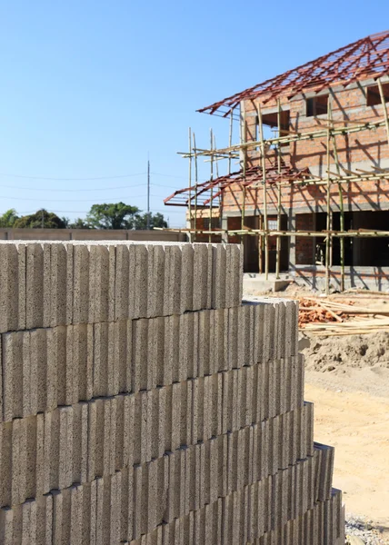 Brick for Building construction house — Stock Photo, Image