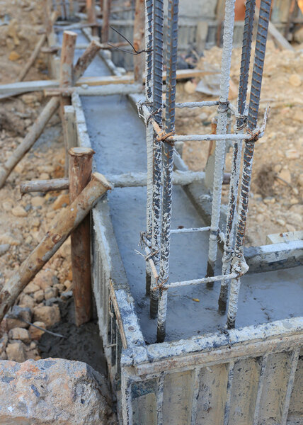 Construction house, reinforcement metal framework