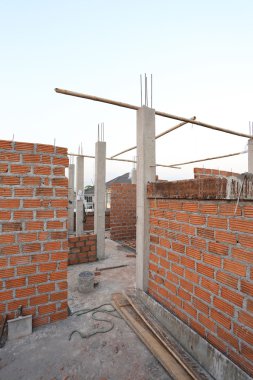 İnşaat ev bina tuğla