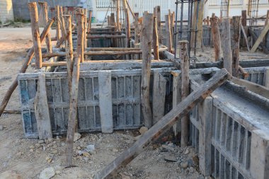 İnşaat house, takviye metal çerçeve