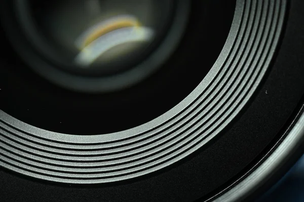Closeup Lens Camera Photography Industry — Stock Photo, Image