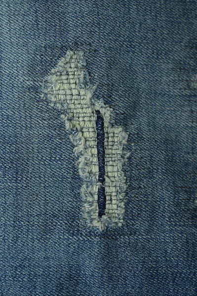 Σχισμένο Τζιν Τζιν Σχέδιο Παντελόνι — Φωτογραφία Αρχείου