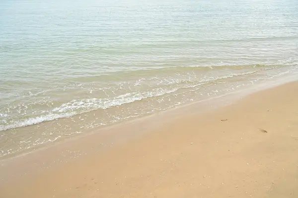 Sabbia Marrone Sulla Spiaggia Sfondo Naturale — Foto Stock