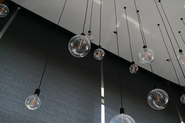 Luxury Lamp Hanging Room Interior Design — Stock fotografie