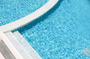 mavi yüzme havuzu, güzel havuz dokusu arka plan