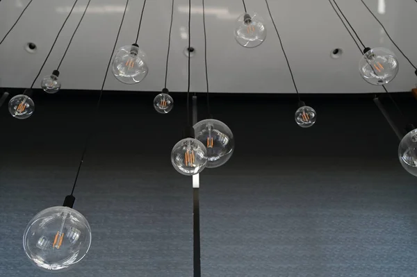 Luxury Lamp Hanging Room Interior Design — Stock fotografie