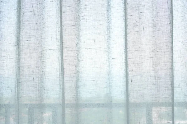 Tirai Putih Dalam Ruangan Dengan Cahaya Alam Desain Interior — Stok Foto