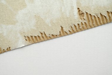 yırtık kahverengi karton kutu dokusu arkaplanı