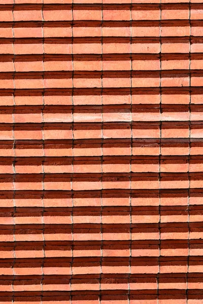 Brown Brick Wall Textured Construction Industry — Stockfoto
