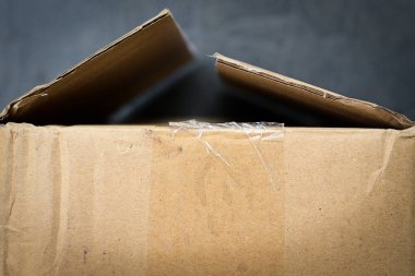 Tasarım için kahverengi karton kutu paketleme