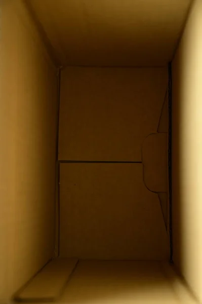 外观设计用棕色纸盒包装 — 图库照片