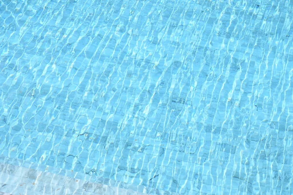 Mavi Yüzme Havuzu Güzel Havuz Dokusu Arka Plan — Stok fotoğraf