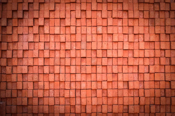 Brown Brick Wall Textured Construction Industry — Stok fotoğraf